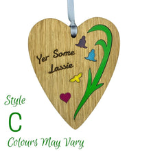 Load image into Gallery viewer, Wooden Plaque floral design and acrylic features
