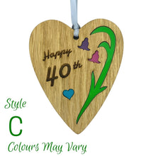 Load image into Gallery viewer, Wooden Plaque floral design and acrylic features
