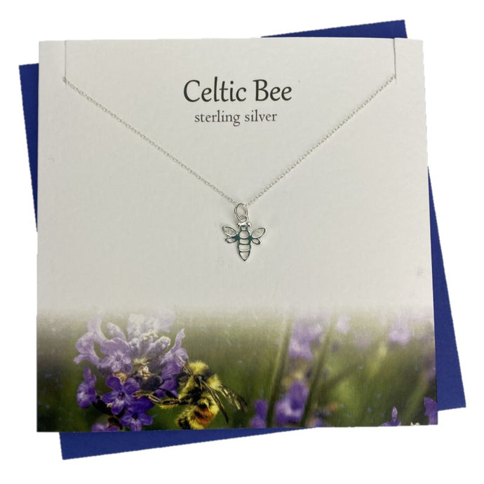 Sterling Silver pendants for women with Celtic Bee design