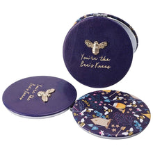 Load image into Gallery viewer, A beautiful and sassy compact mirror to compliment any hand bag!
