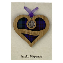 Load image into Gallery viewer, Lucky Sixpence Scottish Gift Idea that says &#39;Get Well Soon&#39;
