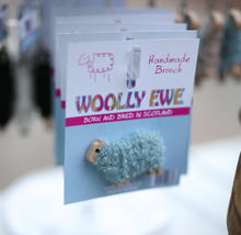 Load image into Gallery viewer, Woolly Ewe Brooch Handmade In Scotland

