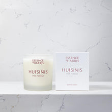 Load image into Gallery viewer, Scottish Candle with Essence of Harris Logo and Clear Jar Glass
