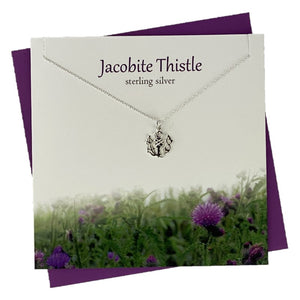 Sterling Silver pendants for women with small jacobite design