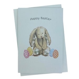 Happy Easter card with Bunny design