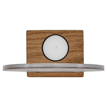 Load image into Gallery viewer, Wooden Tea Light Candle Holder with engraved Design
