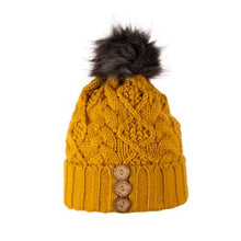 Load image into Gallery viewer, High Quality Knitted Hat with 3 Button Detail
